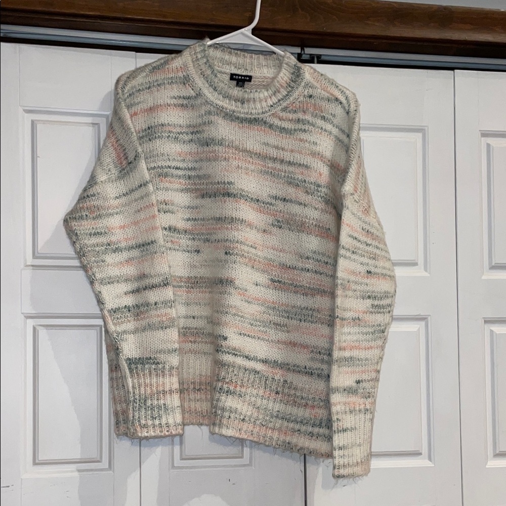 Torrid Soft Multicolor Knit Sweater Oversized